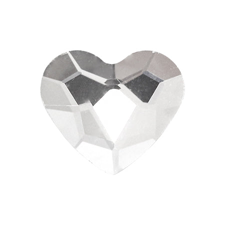 AURORA FLATBACK HEART Crystal 4P 10mm