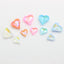 MATIERE Glass Stone Asymmetric Heart(3DB) Aurora White 3ＰＣＳ