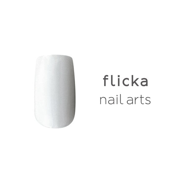 flicka nail arts color gel m001 white