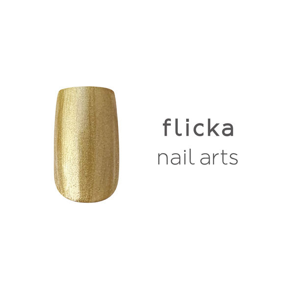 flicka nail arts color gel a001 non-wipe gold
