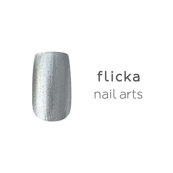 flicka nail arts color gel a002 non-wipe silver