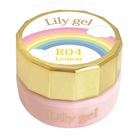 Lily Gel Color Gel Rainbow Candy Series #RO4 Lemon 3g