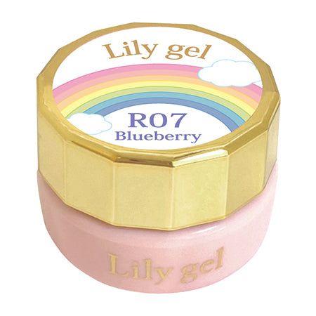 Lily Gel Color Gel Rainbow Candy Series #RO7 Blueberry 3g