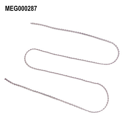 SONAIL×MEG R Basic Series Rope Chain Border Arrangement Silver MEG000287