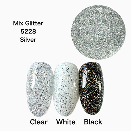 NFS Twinkle Mist Mixed Glitter Silver 1g