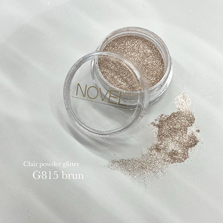 NOVEL ◆G815 Clairpowder Glitter (Brun)