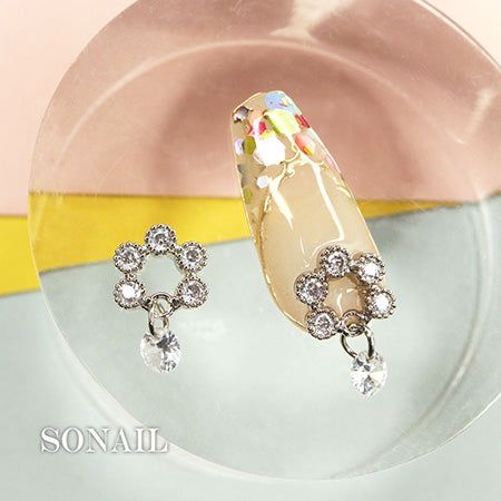 SONAIL Attraction Silhouette Link Charm Silver FY001650 2P