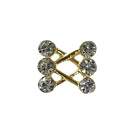 Lady Grace Nail Accessories Gold Crystal 5P