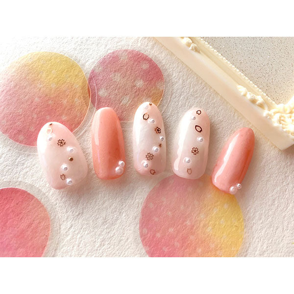 Jewelry-Nail LP-6503 Sakura Petal 4S Pink Gold