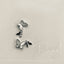 + D D.nail Butterfly Parts  Silver 2 pieces