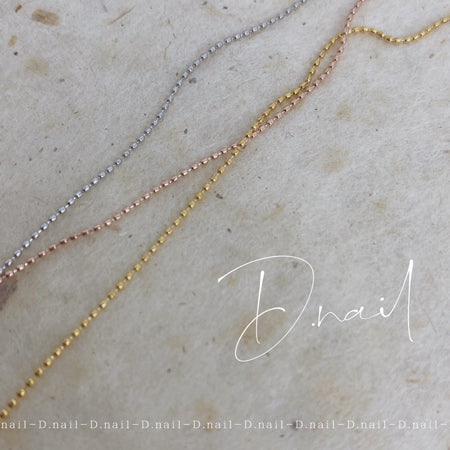 + D D.Nail Dot Chain  Gold