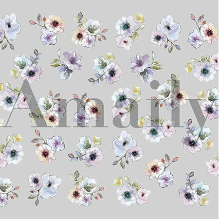 Amaily Nail Sticker  No. 1-36 Water Garden Flower