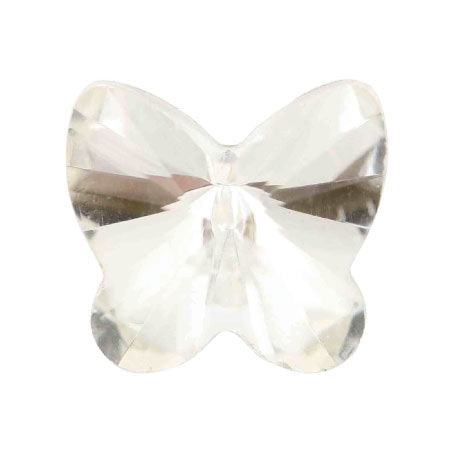 MATIERE Glass Stone Butterfly Crystal Clear 10mm 3P