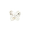MATIERE Glass Stone Butterfly  Crystal Clear 5MM 5P