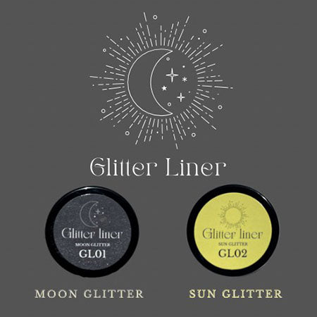 Miss Mirage Soak Off Gel Glitter Liner  GL01 Moon Glitter 2.5G