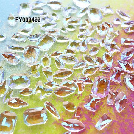 SONAIL Glass Stone Drop Mix Clear Parts FY000499