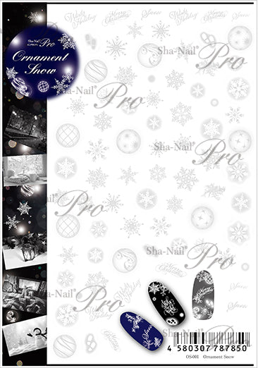 [10039]  Sha-Nail Pro Ornament Snow OS-001