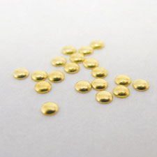 [52133] SHAREYDVA Metal Studs Round Gold 1.0mm 100P