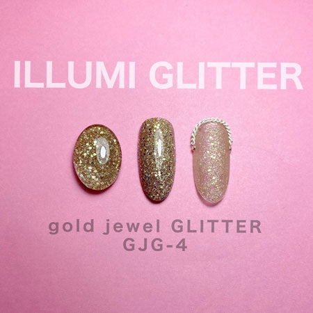 S Mint Illumi Glitter Gold Jewel Glitter