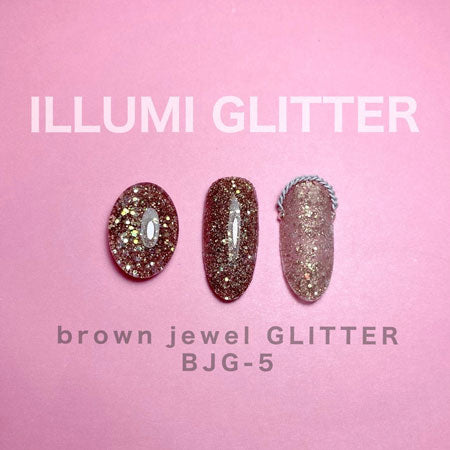 S Mint Illumi Glitter Brown Jewel Glitter