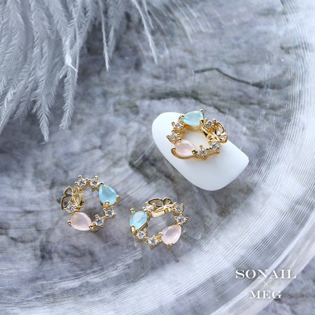SONAIL×MEG Bijou Wreath One Point Butterfly