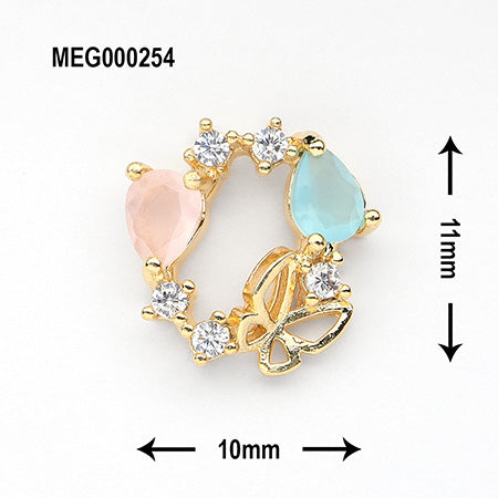 SONAIL×MEG Bijou Wreath One Point Butterfly