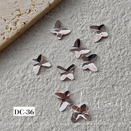 D.nail Decoration Stone DC-36 Butterfly Pink