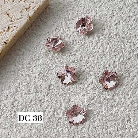 D.nail Decoration Stone DC-38 Pretty Flower Pink