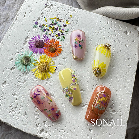 SONAIL Dried Flower Nail Pop Color Spring