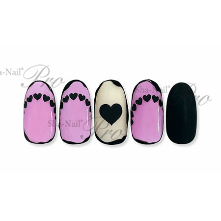 Sha-Nail Plus [French] Heart Black