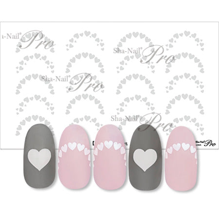 Sha-Nail Plus [French] Heart White