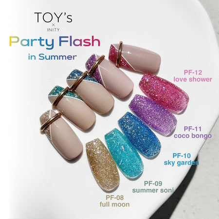 TOY's × INITY Party Flash Insummer 5-color set T-PFST5