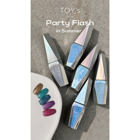 TOY's × INITY Party Flash Insummer 5-color set T-PFST5