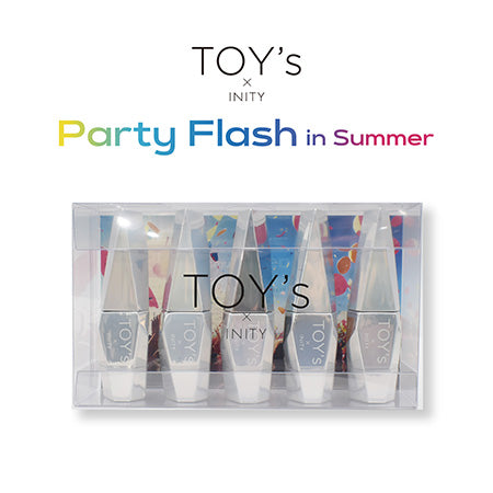 TOY's × INITY Party Flash Insummer 5-color set T-PFST5