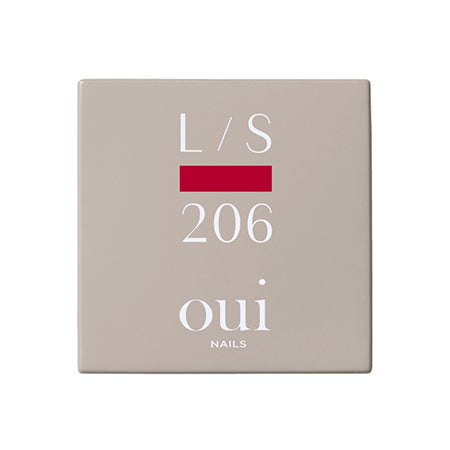 Oui Nails ◆ Color gel LS206 Ruby Red 4g