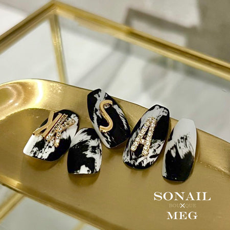 SONAIL×MEG Alphabet Gold & Stone Bijou A set MEG000277