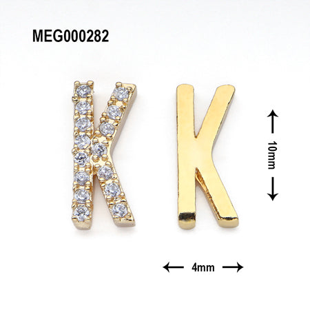 SONAIL×MEG Alphabet Gold & Stone Bijou K set MEG000282