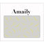Amaily Nail Sticker NO. 8-23 Kunekune Line (G)
