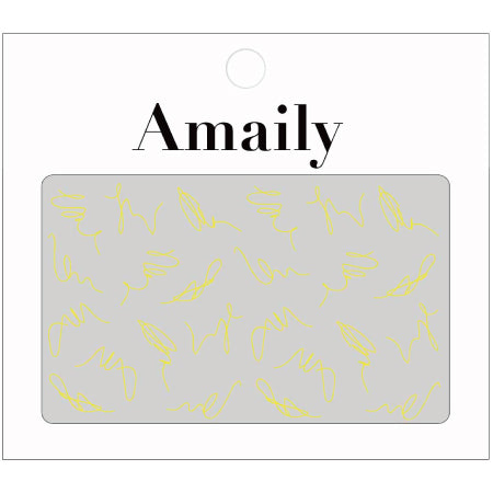 Amaily Nail Sticker NO. 8-23 Kunekune Line (G)