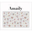 Amaily Nail Sticker NO. 3-40 Artistic Flower