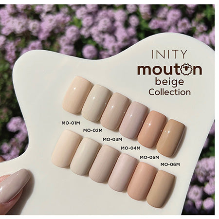 inity High End Color Mouton Beige Collection 3g x 6 colors