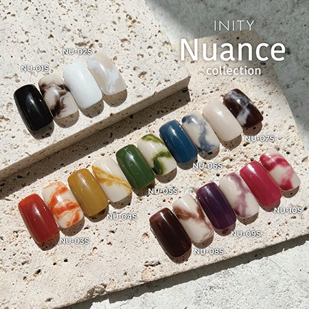 inity High End Color Nuance collection 3g x 10 colors