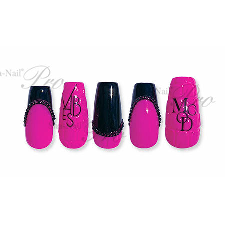 Sha-Nail Plus Pd Stylish Font II Black