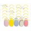 Sha-Nail Plus [French] Alphabet Color Line Yellow