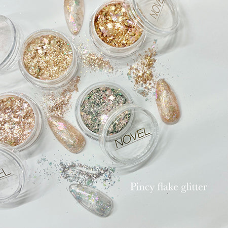 NOVEL Pinky Flake Glitter Ivy