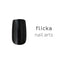 flicka nail arts color gel m002 black