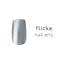 flicka nail arts color gel a002 non-wipe silver
