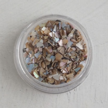 Nail Parfait Shell Flake Baby Beige Mix