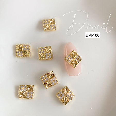 D.nail jewelry bijou parts DM-100 Flower Diamond