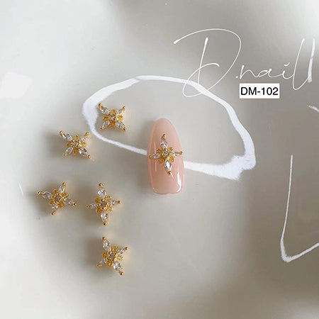 D.nail jewelry bijou parts DM-102 Flower Bijou
